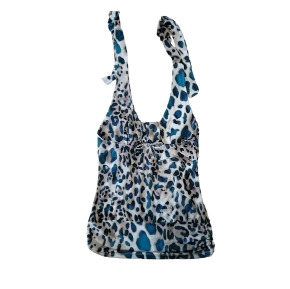 Y2K Leopard Halter Top - Picture 2 of 2